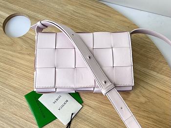 Fortok Bottega Veneta Cassette Bag Light Pink 578004 23x15x6cm