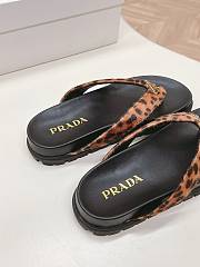 Fortok Prada Velvet Slides in Leopard Print - 2