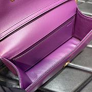 Fortok Valentino Garavani Loco Shoulder Bag Purple 20cm - 2