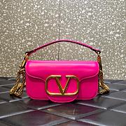 Fortok Valentino Garavani Loco Shoulder Bag Pink 20cm - 1