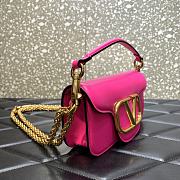 Fortok Valentino Garavani Loco Shoulder Bag Pink 20cm - 3