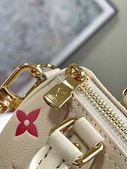 Fortok Louis Vuitton Nano Speedy Bag Gradient Strawberry Milk M81625 16x10x7.5cm - 4