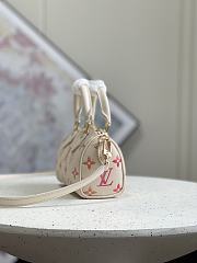 Fortok Louis Vuitton Nano Speedy Bag Gradient Strawberry Milk M81625 16x10x7.5cm - 2