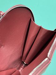 Fortok Alaia Coeur Love Bag in Burgundy 21x17x5cm - 3