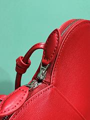Fortok Alaia Coeur Love Bag in Red 21x17x5cm - 2