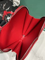 Fortok Alaia Coeur Love Bag in Red 21x17x5cm - 4