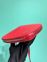Fortok Alaia Coeur Love Bag in Red 21x17x5cm - 6