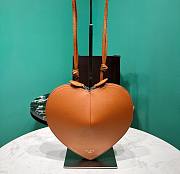 Fortok Alaia Coeur Love Bag in Tan 21x17x5cm - 1