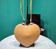 Fortok Alaia Coeur Love Bag in Beige 21x17x5cm - 1