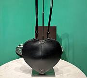 Fortok Alaia Coeur Love Bag in Black 21x17x5cm - 1