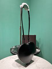 Fortok Alaia Coeur Love Bag in Black 21x17x5cm - 4