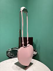 Fortok Alaia Coeur Love Bag in Pink 21x17x5cm - 3