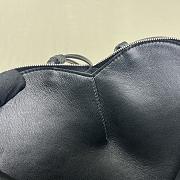 Fortok Alaia Coeur Diamond Love Bag in Black 21x17x5cm - 4