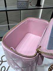 Fortok Chanel 22B Gem Chain Box Bag in Pink AP2937Y 17.x9.5x8cm  - 3