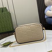 Fortok Gucci Super Mini Shoulder Bag in Beige 781554 18x11x4cm - 6