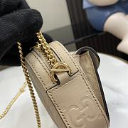 Fortok Gucci Super Mini Shoulder Bag in Beige 781554 18x11x4cm - 5