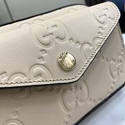 Fortok Gucci Super Mini Shoulder Bag in Beige 781554 18x11x4cm - 3