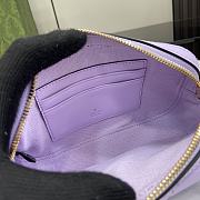 Fortok Gucci Super Mini Shoulder Bag in Purple 781554 18x11x4cm - 4