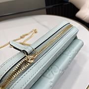 Fortok Gucci Super Mini Shoulder Bag in Blue 781554 18x11x4cm - 5