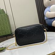 Fortok Gucci Super Mini Shoulder Bag in Black 781554 18x11x4cm - 6