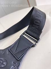 Fortok Louis Vuitton Rush Bumbag Black Monogram M47058 30x15x8cm - 3