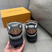 Fortok Louis Vuitton Trainer Maxi Sneaker Black & Orange - 6