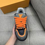 Fortok Louis Vuitton Trainer Maxi Sneaker Black & Orange - 5