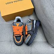 Fortok Louis Vuitton Trainer Maxi Sneaker Black & Orange - 4