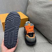 Fortok Louis Vuitton Trainer Maxi Sneaker Black & Orange - 3