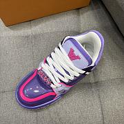 Fortok Louis Vuitton Trainer Maxi Sneaker Purple - 3