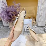 Fortok Dior J’Adior Slingback Pump Beige Technical Fabric - 3