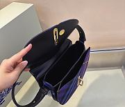 Fortok Burberry Rocking Horse Bag Purple 330170 26x9.5x20.5cm - 6
