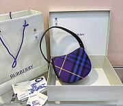 Fortok Burberry Rocking Horse Bag Purple 330170 26x9.5x20.5cm - 5