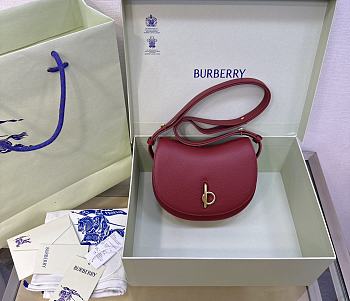 Fortok Burberry Rocking Horse Bag Red 166160 19×6×16cm