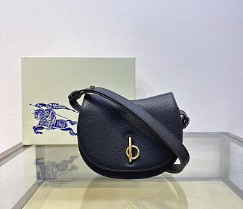 Fortok Burberry Rocking Horse Bag Black 166160 19×6×16cm