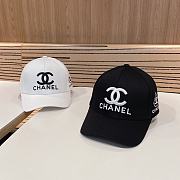 Fortok Chanel Baseball Cap Black/White - 1