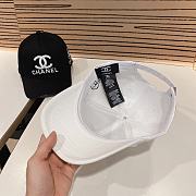 Fortok Chanel Baseball Cap Black/White - 6