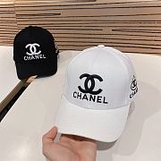 Fortok Chanel Baseball Cap Black/White - 5