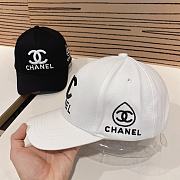 Fortok Chanel Baseball Cap Black/White - 4