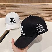 Fortok Chanel Baseball Cap Black/White - 3