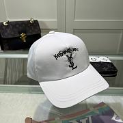 Fortok Saint Laurent Baseball Cap Black/White/Dark Blue/Beige - 5