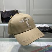 Fortok Saint Laurent Baseball Cap Black/White/Dark Blue/Beige - 2