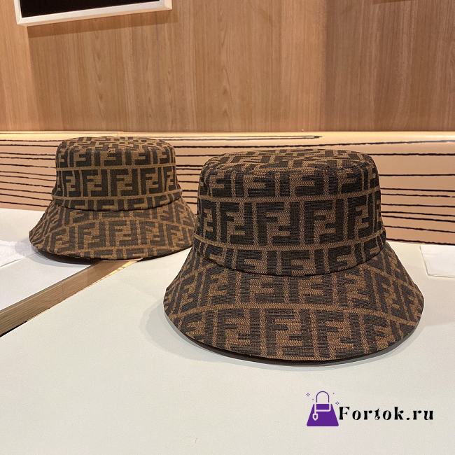 Fortok Fendi Brown Bucket Hat - 1