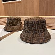 Fortok Fendi Brown Bucket Hat - 1