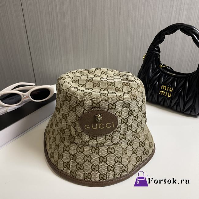 Fortok Gucci Bucket Hat Beige/Black - 1