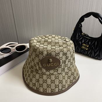 Fortok Gucci Bucket Hat Beige/Black