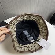 Fortok Gucci Bucket Hat Beige/Black - 6