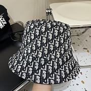 Fortok Dior Logo Bucket Hat in Blue/Red/Black/Grey - 5