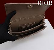 Fortok Dior Miss Dior Bag Brown Cannage Lambskin 0980 21x11.5x4.5cm - 6