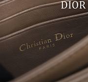 Fortok Dior Miss Dior Bag Brown Cannage Lambskin 0980 21x11.5x4.5cm - 5